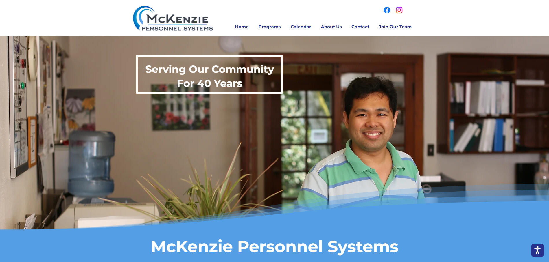 McKenzie Personnel Systems 40th Anniversary Website Relaunch
